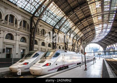 Barcelona Sants railway station, Barcelona, Spain Stock Photo