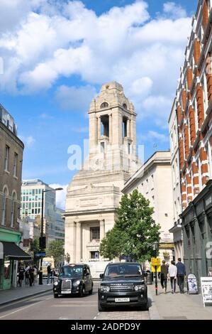 Freemasons' Hall, the headquarters of the United Grand Lodge of England and the principal meeting place for Masonic Lodges in London, England, UK