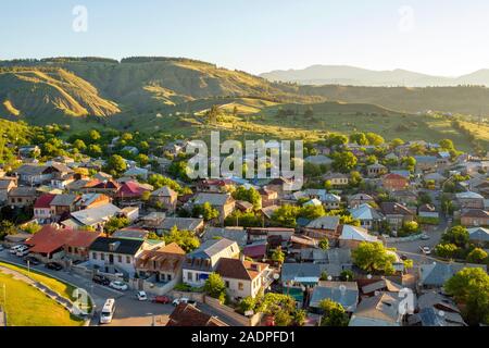 Town of Akhaltsikhe, Samtskhe-Javakheti region, Georgia. Stock Photo