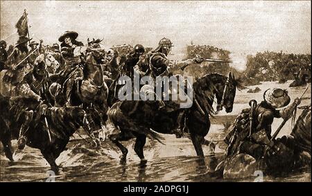 BATTLE OF THE BOYNE 1 July 1690. William III of Orange leads his ...