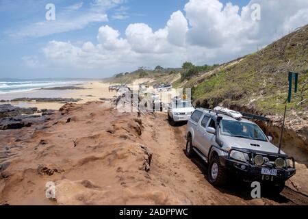At South Ngkala Rocks - Fraser Island Stock Photo - Alamy