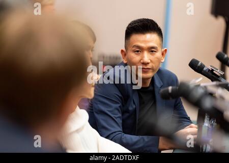 Hong Kong, China. 05th Dec, 2019. MACAO, MACAO SAR, CHINA: December 5, 2019.The 4th International Film Festival & Awards Macao 2019 (IFFAM) Jury press conference. Taiwanese film director, Midi Z.Alamy Live news/Jayne Russell Credit: HKPhotoNews/Alamy Live News Stock Photo