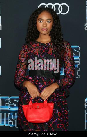 December 4, 2019, Los Angeles, CA, USA: LOS ANGELES - DEC 4:  Chandler Kinney at the ''Spies in Disguise'' Premiere at El Capitan Theater on December 4, 2019 in Los Angeles, CA (Credit Image: © Kay Blake/ZUMA Wire) Stock Photo