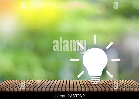 Idea Natural Green Backgrounds - Concept of Global Warming Reductionn. Stock Photo