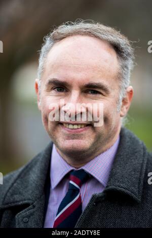 Alex Easton, who is the DUP candidate for North Down in the upcoming general election on December 12. Mr Easton is in a battle for the seat against Alliance Party of Northern Irelands Stephen Farry. Lady Sylvia Hermon served as the Member of Parliament for the constituency between 2001 and 2019 and chose not to rerun for another term. Stock Photo