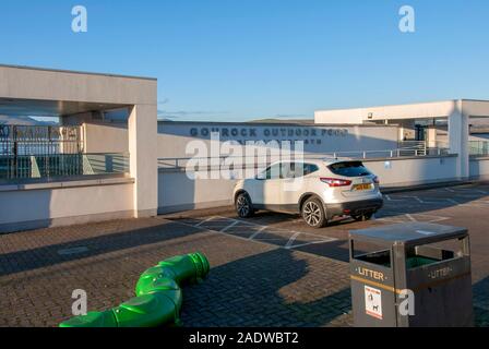 Gourock Outdoor Swimming Pool and Fitness Gym Albert Road Gourock Inverclyde Scotland United Kingdom exterior view street level aspect refurbished 190 Stock Photo