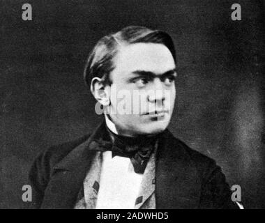 ALFRED NOBEL (1833-1896) Swedish chemist and businessman about 1855 Stock Photo