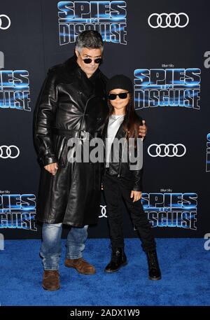 HOLLYWOOD, CA - DECEMBER 04: Esai Morales attends the premiere of 20th Century Fox's 'Spies In Disguise' at El Capitan Theatre on December 04, 2019 in Los Angeles, California. Stock Photo