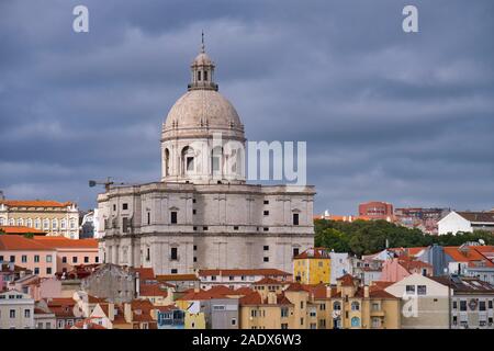 The National Pantheon aka Church of Santa Engrácia in Lisbon, Portugal, Europe Stock Photo