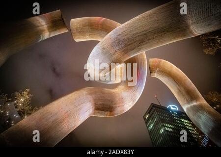 Skulptur Berlin von Matschinsky und Denninghoff von unten Stock Photo