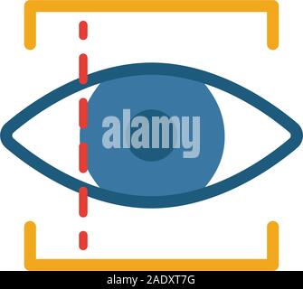 Retinal Recognition icon. Simple element from security icons collection ...