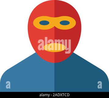Criminal icon. Simple element from security icons collection. Creative Criminal icon ui, ux, apps, software and infographics Stock Vector