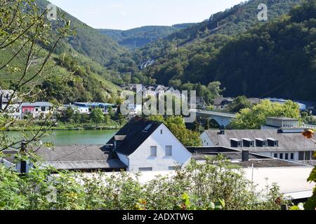 Mosel valley near Zell an der Mosel Stock Photo