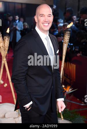 Producer Hiram Garcia attending the Jumanji: The Next Level UK Premiere held at the BFI in Waterloo, London. Stock Photo