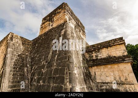 La Iglesia (the Church)in the Las Monjas complex, Chichen Itza ancient Maya civilization, in Yucatan, Mexico Stock Photo