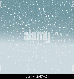 Cute Subtle Winter Background. Vector Illustration Stock Vector
