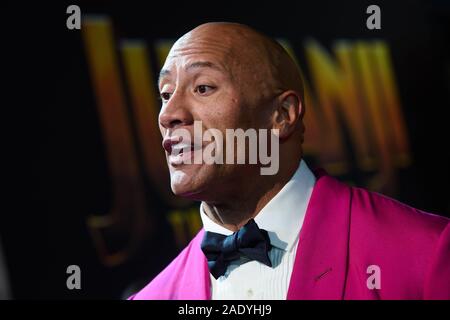 Dwayne Johnson attending the Jumanji: The Next Level UK Premiere held at the BFI in Waterloo, London. Stock Photo