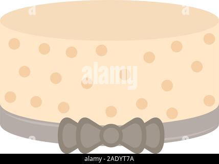 Decorated wedding cake image. Marriage concept - Vector illustration design Stock Vector