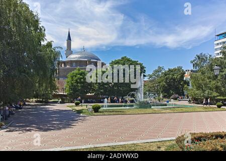 SOFIA, BULGARIA - MAY 31, 2018: Garden in front of Central Mineral Bath - History Museum of Sofia, Bulgaria Stock Photo