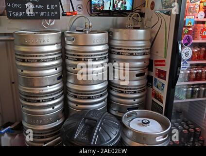 Kegstar,kegs, craft beer bar,Bermonsey,craft beer bar,Bianca Road Brewery,South London,England,UK Stock Photo