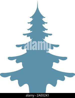 pine tree plant isolated icon Stock Vector