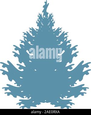 pine tree plant isolated icon Stock Vector