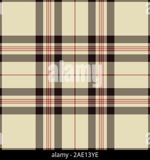 Tartan pattern. Scottish plaid. Scottish cage. Scottish checkered background. Traditional scottish ornament. Seamless fabric texture. Vector illustrat Stock Vector