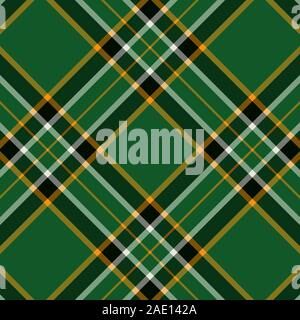 Tartan green and yellow seamless pattern.Texture for plaid, tablecloths, clothes, shirts, dresses, paper, bedding, blankets, quilts and other textile Stock Vector