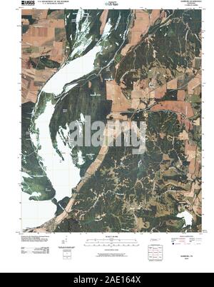 USGS TOPO Map Tennessee TN Samburg 20100428 TM Restoration Stock Photo