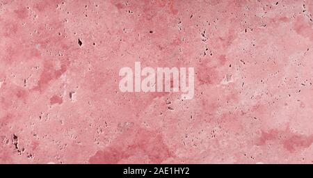 Pink textured marble surface, panoramic stone texture background Stock Photo