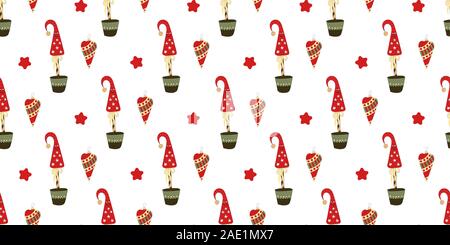 Pattern for christmas and new year. Christmas tree decorative.. Stock Vector