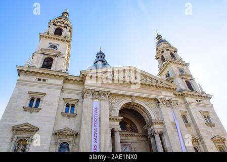 St. Stephen's Basilica, a cathedral in Budapest, Hungary Stock Photo
