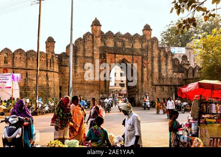 Jatpura Gate, Moharli, Chandrapur, Maharashtra, India, Asia Stock Photo