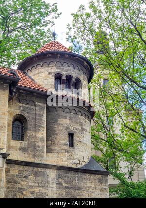 Baroque ceremonial hall of Klausen Synagogue Jewish Quarter Old Town Prague Czech Republic. Stock Photo