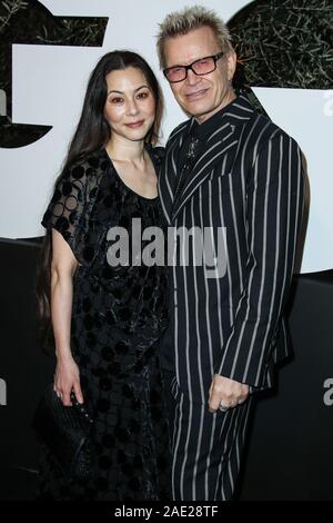 WEST HOLLYWOOD, LOS ANGELES, CALIFORNIA, USA - DECEMBER 05: China Chow and Billy Idol arrive at the 2019 GQ Men Of The Year Party held at The West Hollywood EDITION Hotel on December 5, 2019 in West Hollywood, Los Angeles, California, United States. (Photo by Xavier Collin/Image Press Agency) Stock Photo