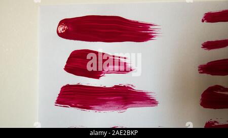 Photo of beautiful bright brush drawn lines.  Stock Photo