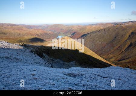 Brotherswater from Red Screes in the Lake District Stock Photo - Alamy
