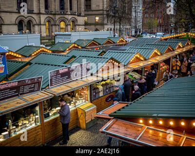 Manchester Christmas Market 2019 Stock Photo