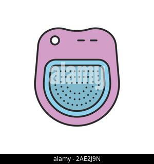 Spa salon bath color icon. Isolated vector illustration Stock Vector