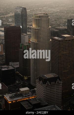 View of Los Angeles downtown, USA Stock Photo