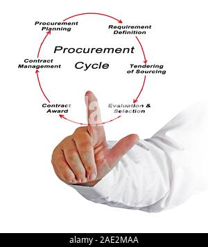 Procurement Cycle Stock Photo