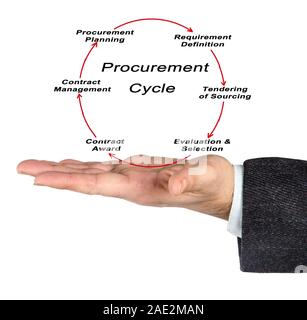 Procurement Cycle Stock Photo