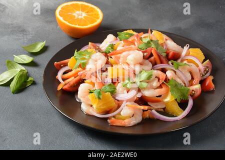 ceviche de camarones péruvien