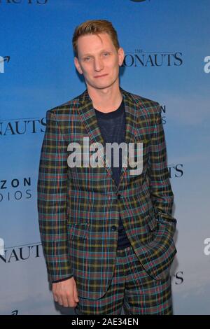 Director/Co-Writer/Producer Tom Harper attends 'The Aeronauts' New York Premiere at SVA Theater in New York City. Stock Photo