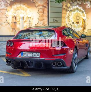 Red Ferrari GTC4Lusso T Stock Photo