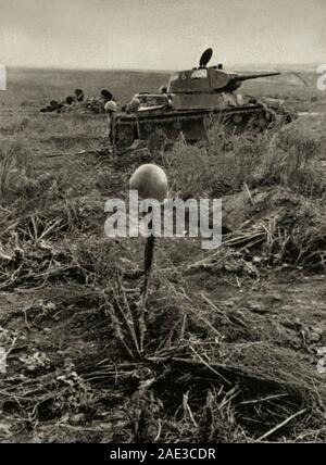 Fighting near Uman (Uman) in Ukraine. According to German data, 25 divisions of the red Army were defeated in the battles, 103 thousand prisoners and Stock Photo