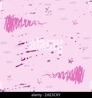Abstract hand-drawn background with marker strokes and doodles. Stock Vector