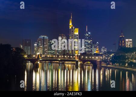 Frankfurt am Main Architecture aerial view. 20.10.2019 Frankfurt am Main Germany Stock Photo