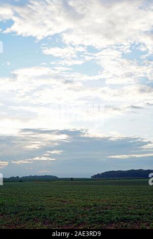 indiana farm feilds Stock Photo