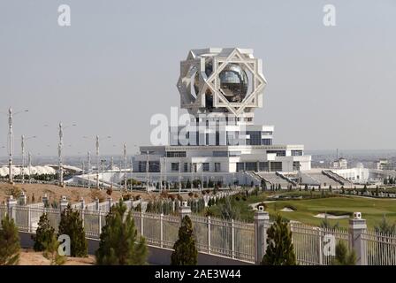 Wedding Ceremonies Complex at Ashgabat in Turkmenistan Stock Photo